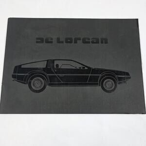 Vintage Original 1981 De Lorean Deluxe Sales Brochure 81 Advertising Centerfold